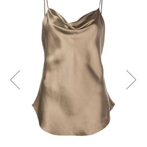  MARTA CAMI silk camisole with cowl neckline.